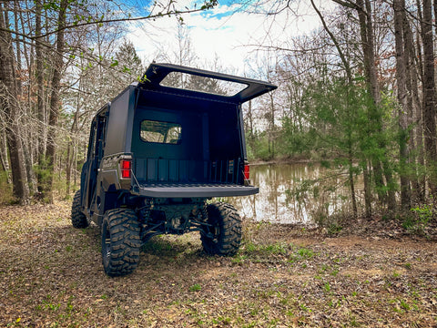 Campground Iron Ranger Box Hoppe Toy Box | Cargo Bed Enclosure for Ranger UTVs – HOPPE Industries